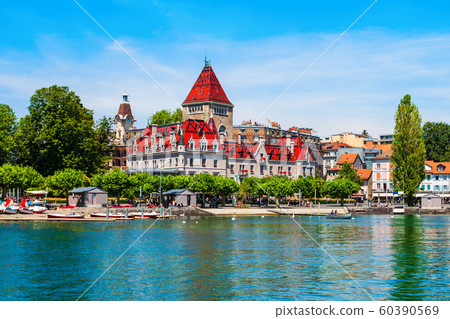 Chateau Ouchy Castle in Lausanne Chateau Ouchy Castle in Lausanne 60390569