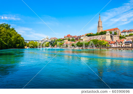 Bern aerial panoramic view, Switzerland Bern aerial panoramic view, Switzerland 60390696