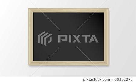 Chalkboard blank screen vector background Chalkboard blank screen vector background 60392273