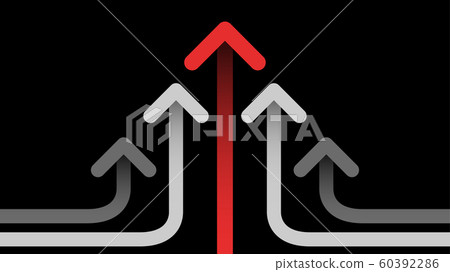 Abstract arrow line movement icon Abstract arrow line movement icon 60392286