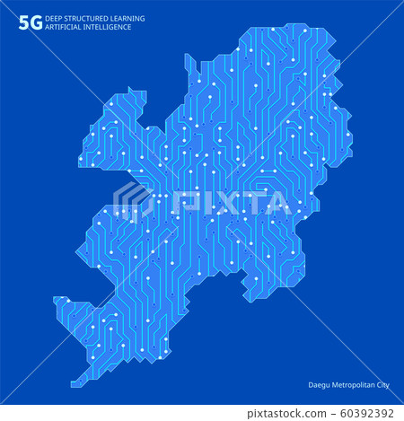 Concept of business, technology, the Internet and 5G network illustration 033 Concept of business, technology, the Internet and 5G network illustration 033 60392392