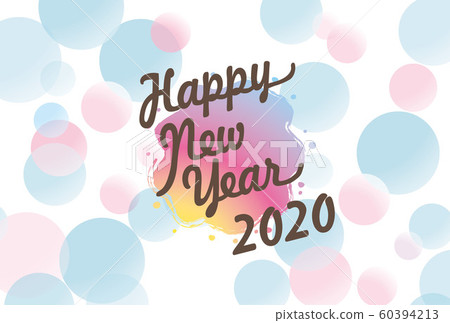 2020年新年賀卡材料 60394213