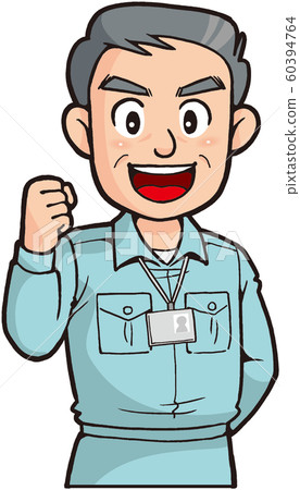 Worker-like man (middle-aged) Worker-like man (middle-aged) 60394764