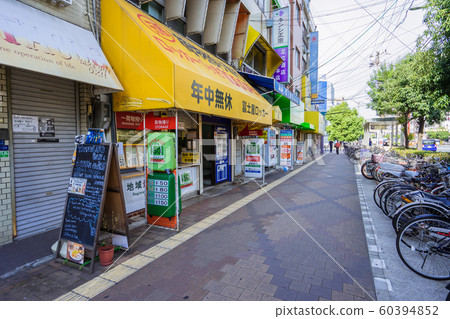 大阪地鐵西九成區太古Abikosuji大阪地鐵,近動物園前站 大阪地鐵西九成區太古Abikosuji大阪地鐵,近動物園前站 60394852