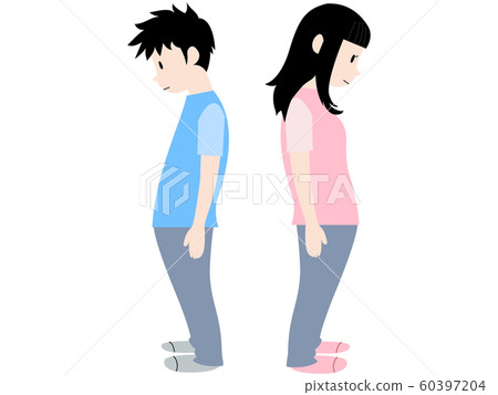 Good posture and bad posture-Bad posture- Good posture and bad posture-Bad posture- 60397204