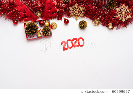 Merry Christmas,Red christmas decorations And the 60399637