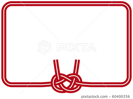 Vector illustration design ai eps frame Japan Japanese style Mizuhiki Awaji-knot 60400356