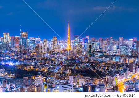 Night view from Ebisu Garden Place [Tokyo] 60400614