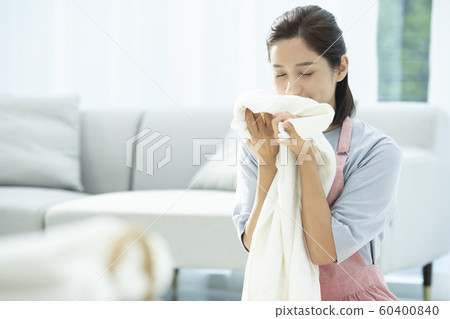 Lifestyle woman housework Lifestyle woman housework 60400840