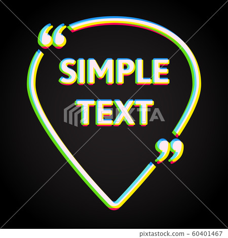Vector synthwave neon quote template blank empty Vector synthwave neon quote template blank empty 60401467