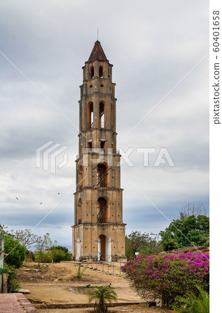 Observation tower in Valle de los Ingenios near Trinidad, Cuba 60401658