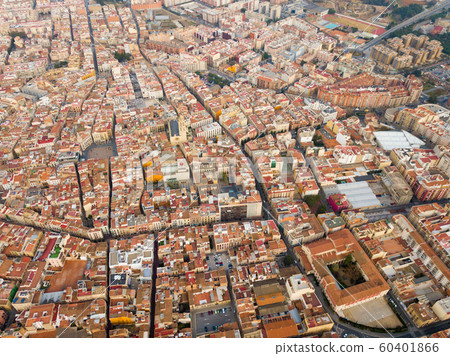 Aerial perspective of Reus cityscape 60401866