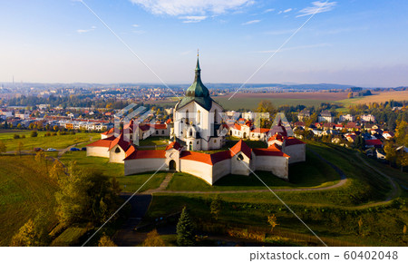 Church of Saint John of Nepomuk, aerial view 60402048