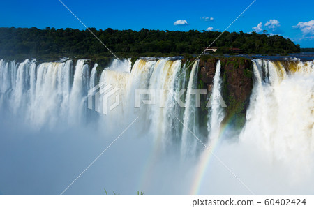 Garganta del Diablo waterfall on Iguazu River Garganta del Diablo waterfall on Iguazu River 60402424