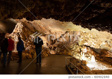Tourists visiting Koneprusy Caves, Czech Republic Tourists visiting Koneprusy Caves, Czech Republic 60402840