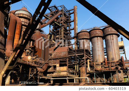 Closed metallurgical factory in Ostrava, Czech Republic 60403319