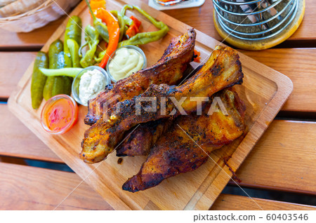 Pecena veprova zebra, czech cuisine 60403546