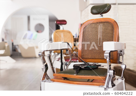 Barbershop chair with professional tools Barbershop chair with professional tools 60404222