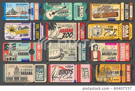 Tickets of museum, zoo, music concert. Cuba travel Tickets of museum, zoo, music concert. Cuba travel 60407557