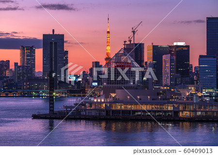 "Tokyo" Tokyo Bay Area Night View / Twilight "Tokyo" Tokyo Bay Area Night View / Twilight 60409013