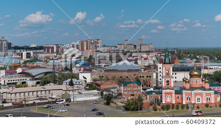 Timelapse of the city Barnaul view of the city and Timelapse of the city Barnaul view of the city and 60409372