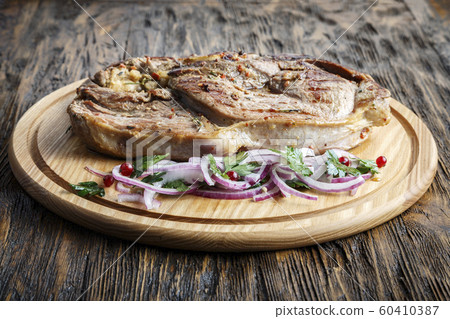 cooked beef steak cooked beef steak 60410387