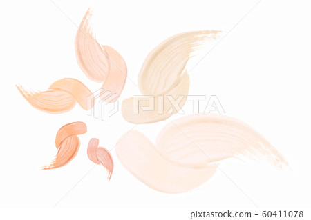 Make-up cream stroke. 60411078