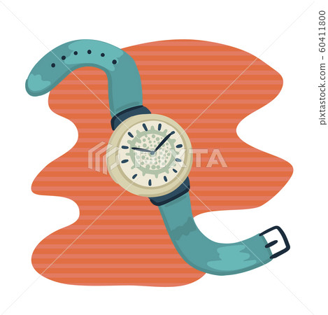 Wrist Watch. The symbol of time. Vector illustration Wrist Watch. The symbol of time. Vector illustration 60411800