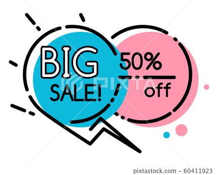 Geometric Bubble Shopping Discount and Sale Vector Geometric Bubble Shopping Discount and Sale Vector 60411923