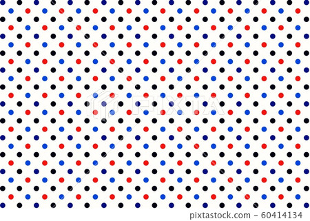 seamless polka dots pattern on white background 60414134