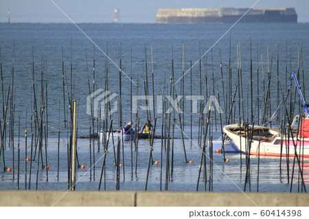 大牟田市Miike港口Norito船， 60414398
