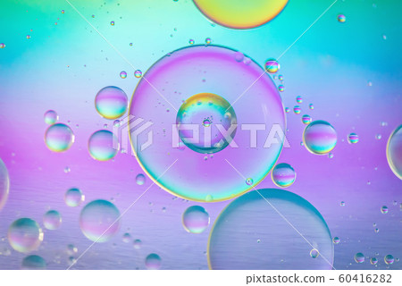 Multicolored abstract background picture made with oil, water and soap Multicolored abstract background picture made with oil, water and soap 60416282