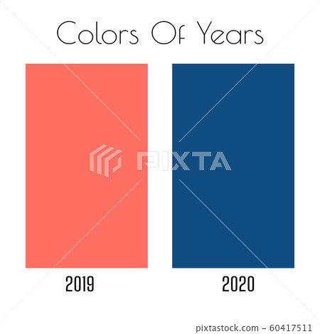 colors of the years 2019 and 2020 living coral and classic blue colors of the years 2019 and 2020 living coral and classic blue 60417511
