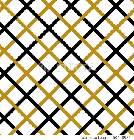 Simple gold black line seamless pattern vector Simple gold black line seamless pattern vector 60418925