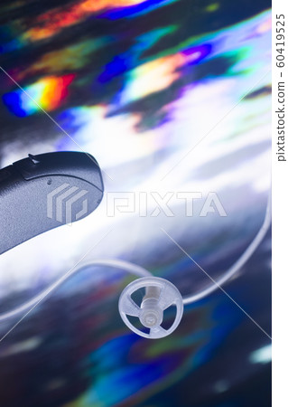 Hearing aid closeup isolated Hearing aid closeup isolated 60419525