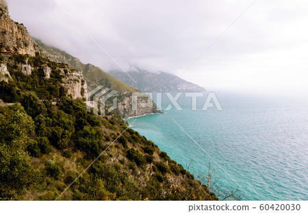 Beautiful landscape view with turquoise sea and 60420030