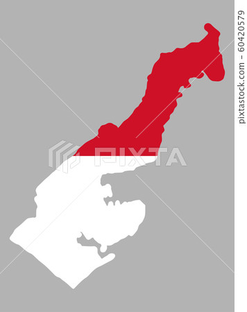 Monaco Map Flag Vector illustration Eps 10 - Stock Illustration ...