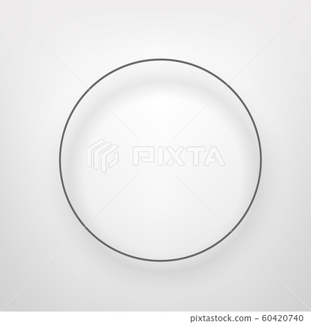 Circle frame on a bright wall vector banner 60420740