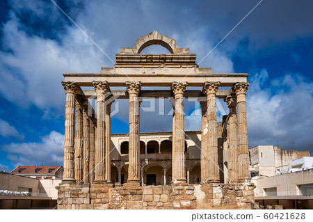 The Roman temple of Diana in Merida, province of The Roman temple of Diana in Merida, province of 60421628