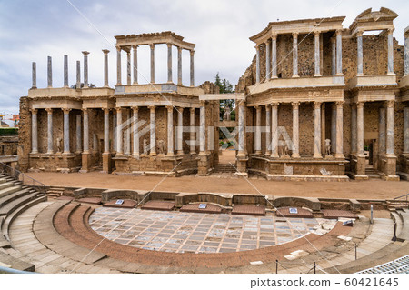 Roman Amphitheatre in Merida, Augusta Emerita in 60421645