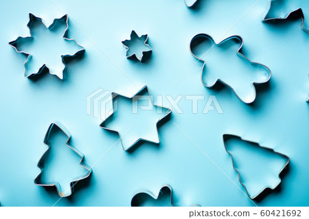 Festive shaped pastry molds for making decorated Festive shaped pastry molds for making decorated 60421692