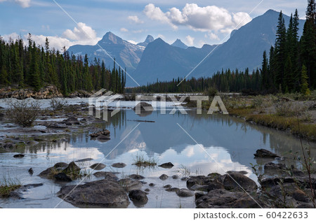 Athabasca River, Jasper National Park, Rocky 60422633