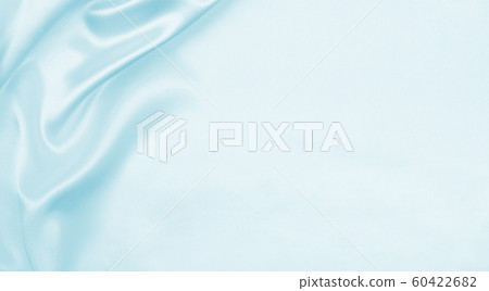 Smooth elegant blue silk or satin luxury cloth Smooth elegant blue silk or satin luxury cloth 60422682