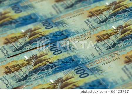 CHF. Swiss francs banknotes background. Money of CHF. Swiss francs banknotes background. Money of 60423717