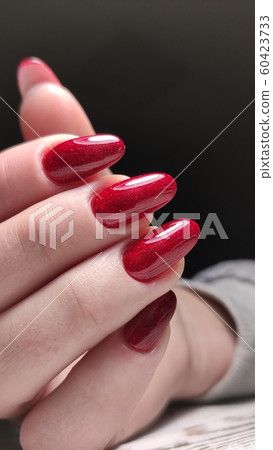 Autumn manicure. Beautyful nails design with 60423733