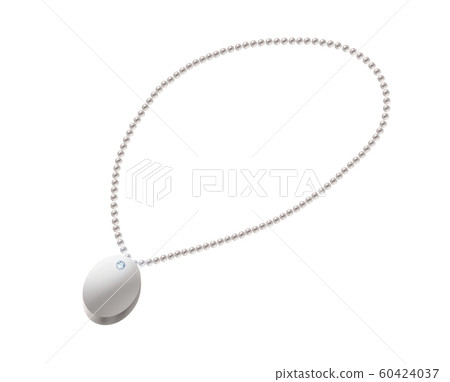 Necklace Diamond Platinum Silver 60424037