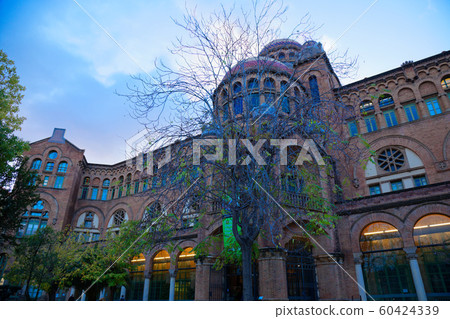 Sant Pau Hospital Barcelona World Heritage Evening View Sant Pau Hospital Barcelona World Heritage Evening View 60424339