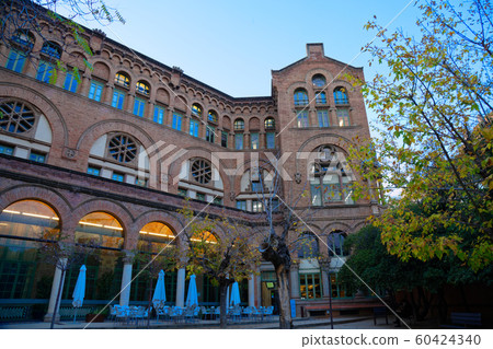 Sant Pau Hospital Barcelona World Heritage Evening View 60424340