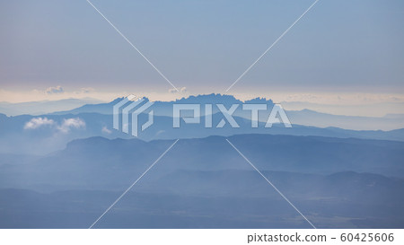 Beautiful mountain effect from Spanish mountain Beautiful mountain effect from Spanish mountain 60425606