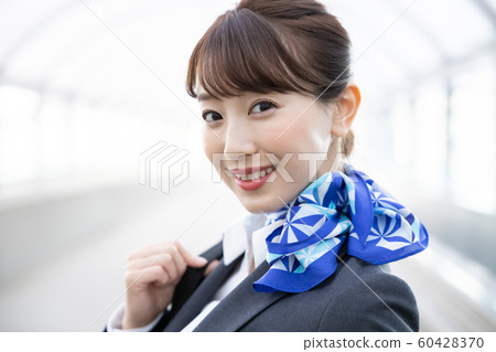 Airport ground staff portrait Airport ground staff portrait 60428370